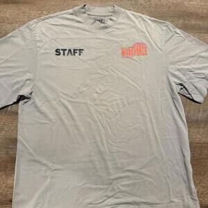 G59 Records Men's Grey and Blue Tshirt